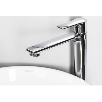 Sapho - Robinet de lavabo PAX 31,5 cm chrome brillant