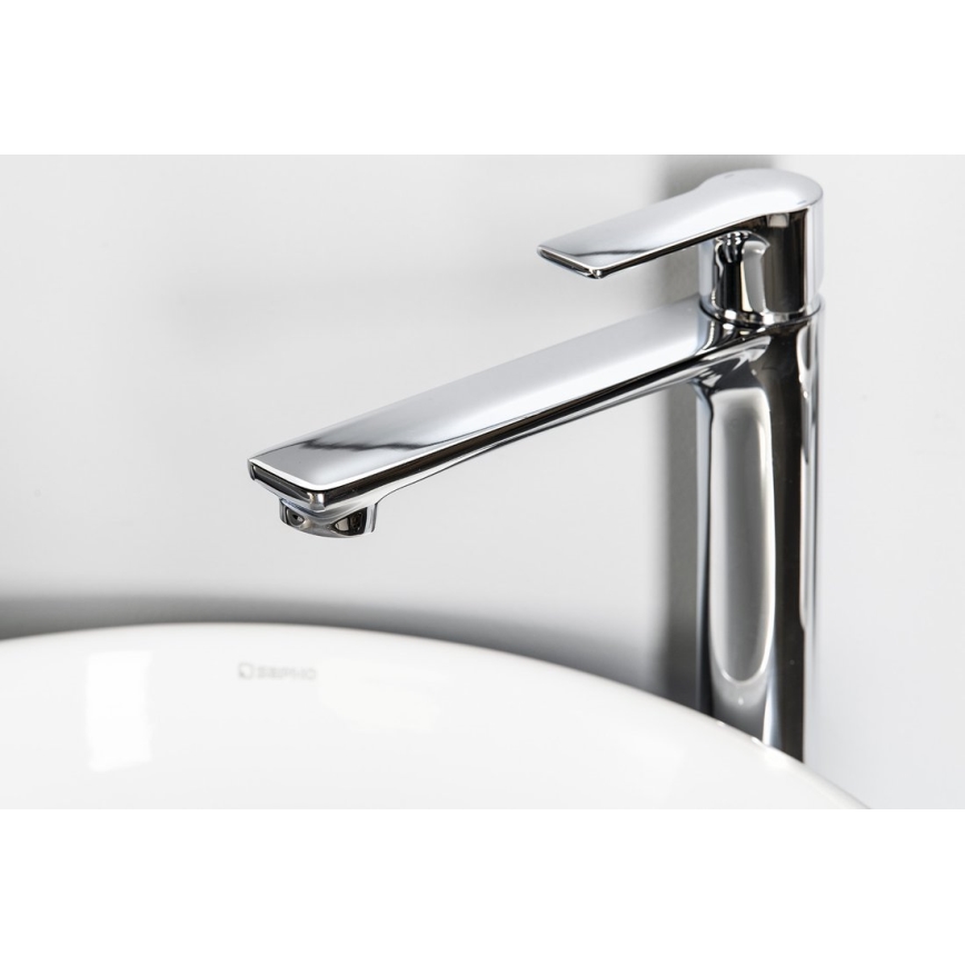 Sapho - Robinet de lavabo PAX 31,5 cm chrome brillant