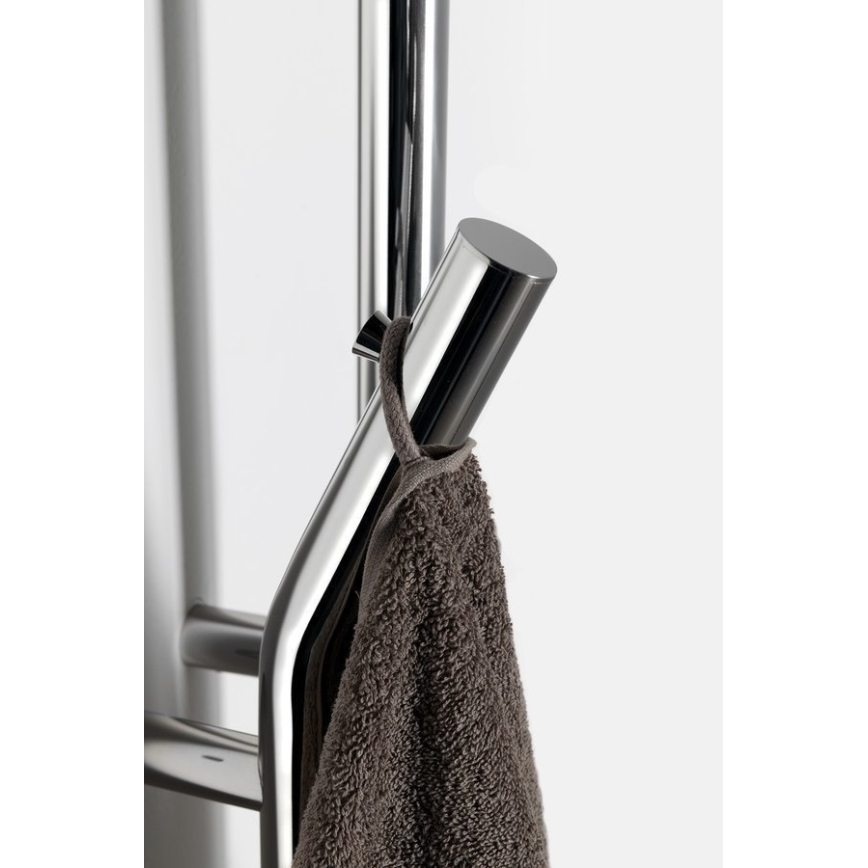 Sapho - Sèche-serviettes électrique avec minuterie DUOPASSO 45W 170x12 cm chrome brillant