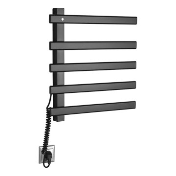 Sapho - Sèche-serviettes électrique ELCOR 63 W/230 V 48 x 52 cm noir mat