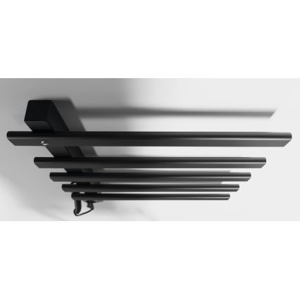 Sapho - Sèche-serviettes électrique ELCOR 63 W/230 V 48 x 52 cm noir mat