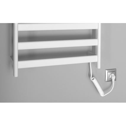 Sapho - Sèche-serviettes électrique ELIAS 105W 73x49 cm blanc mat