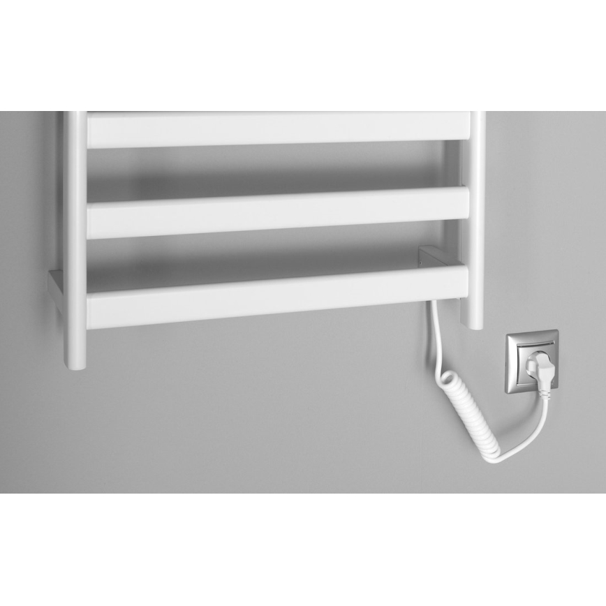 Sapho - Sèche-serviettes électrique ELIAS 105W 73x49 cm blanc mat
