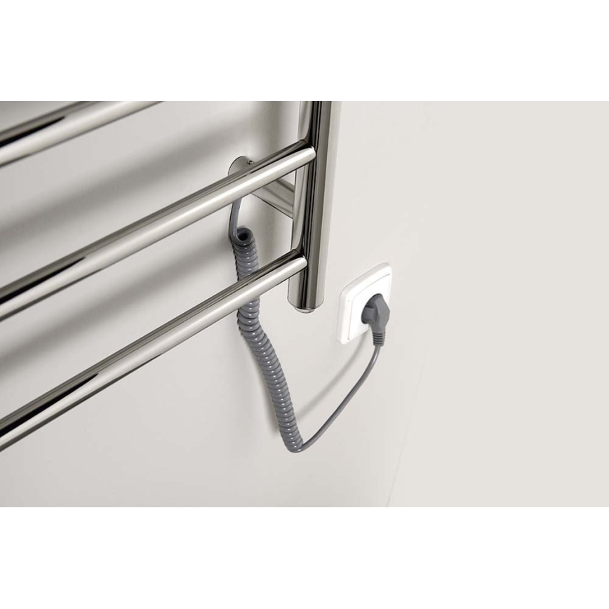 Sapho - Sèche-serviettes électrique REDONDO 130 W 116 x 63 cm chrome brillant