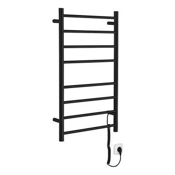 Sapho - Sèche-serviettes électrique REDONDO 75 W 90 x 50 cm noir mat