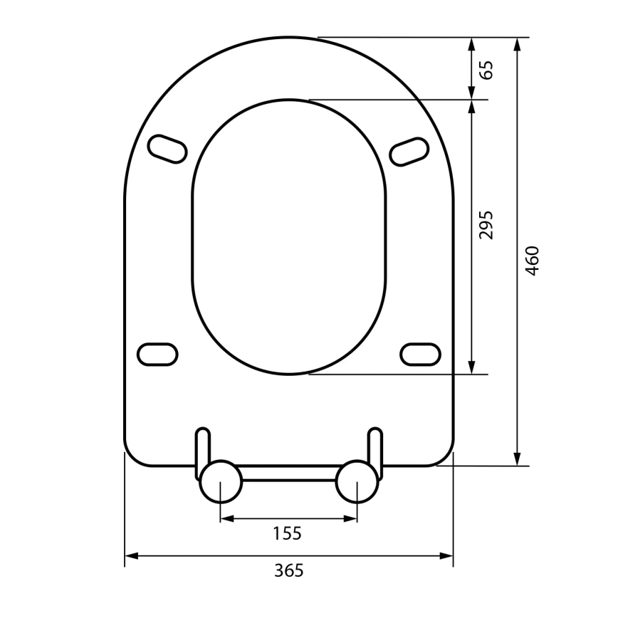 Sapho - SoftClose-toiletzitting, grijs