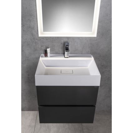 Sapho - Vasque à poser GODIVA 58 x 44 cm marbre/blanc