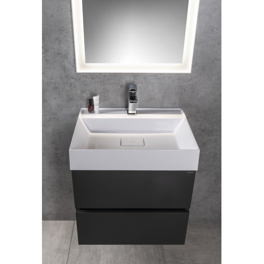 Sapho - Vasque à poser GODIVA 58 x 44 cm marbre/blanc