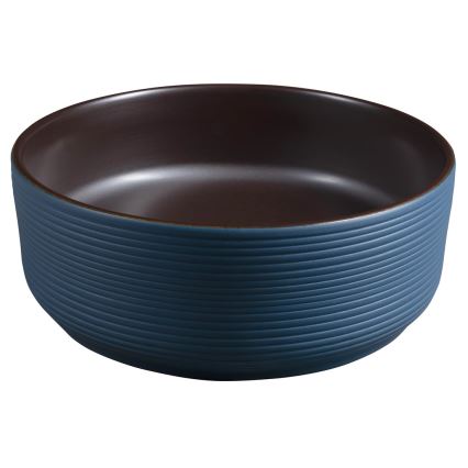 Sapho - Vasque à poser PRIORI Ø 41 cm marron/bleu