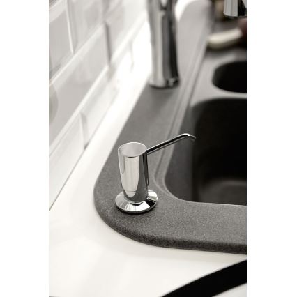 Sapho - Verzonken zeepdispenser glanzend chroom