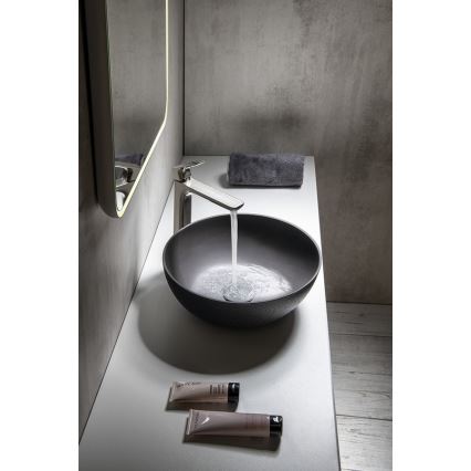 Sapho - Waskom voor op werkblad FORMIGO Ø 39 cm beton/antraciet