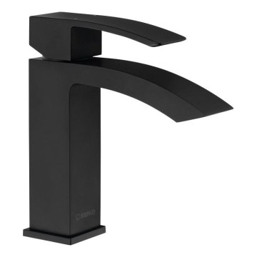 Sapho - Wastafelkraan GINKO 15,6 cm mat zwart