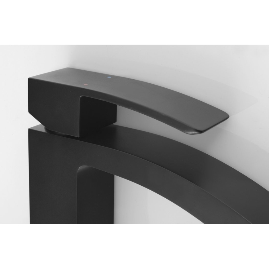 Sapho - Wastafelkraan GINKO 15,6 cm mat zwart