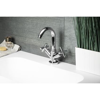 Sapho - Wastafelmengkraan AXIA glanzend chroom