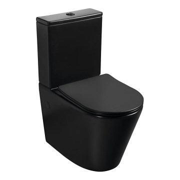 Sapho - WC-combinatie PACO keramiek/zwart