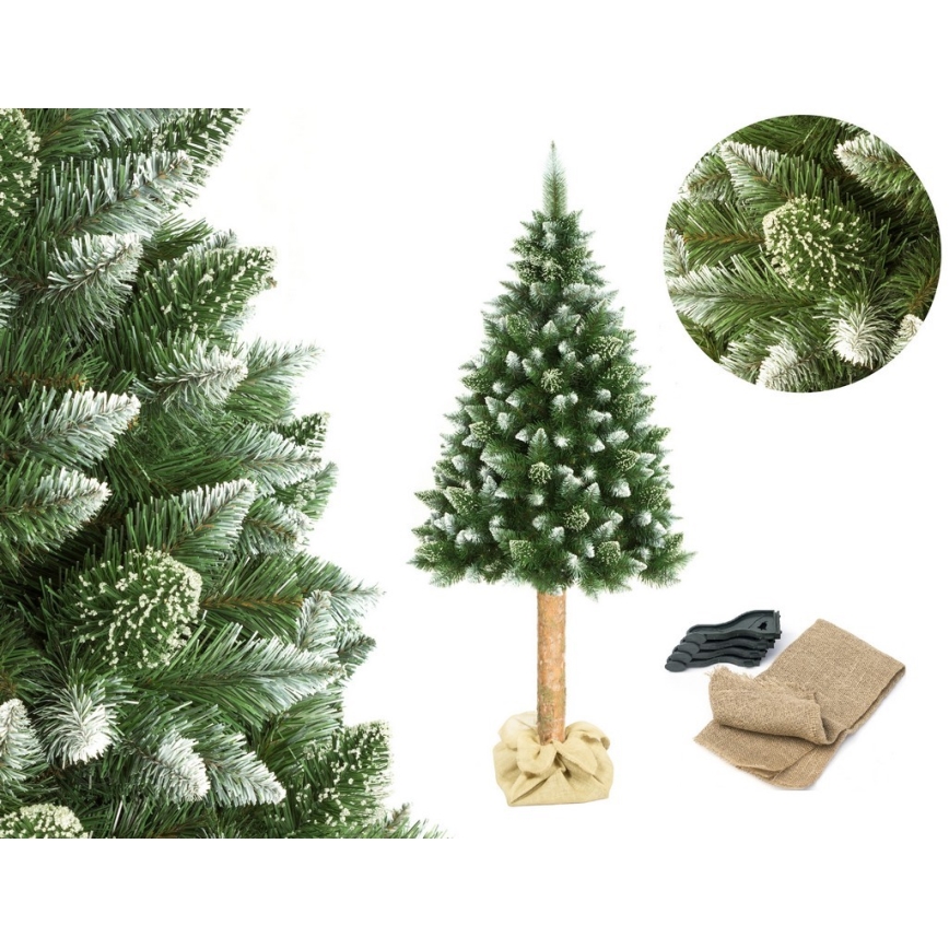 Sapin de Noël sur un tronc 180 cm pin