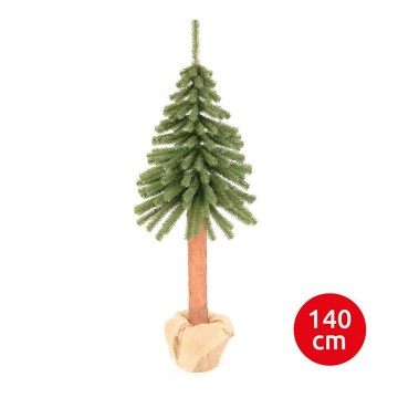 Sapin de Noël WOOD TRUNK - tronc naturel 140 cm épicéa