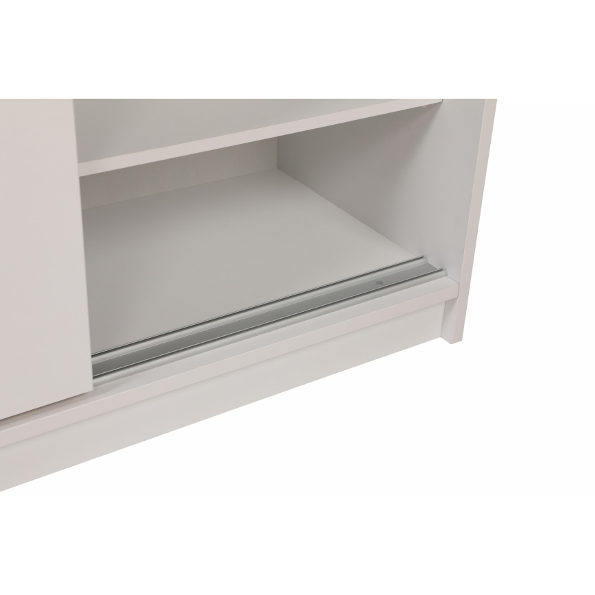 Schoenenkast 105x91 cm wit