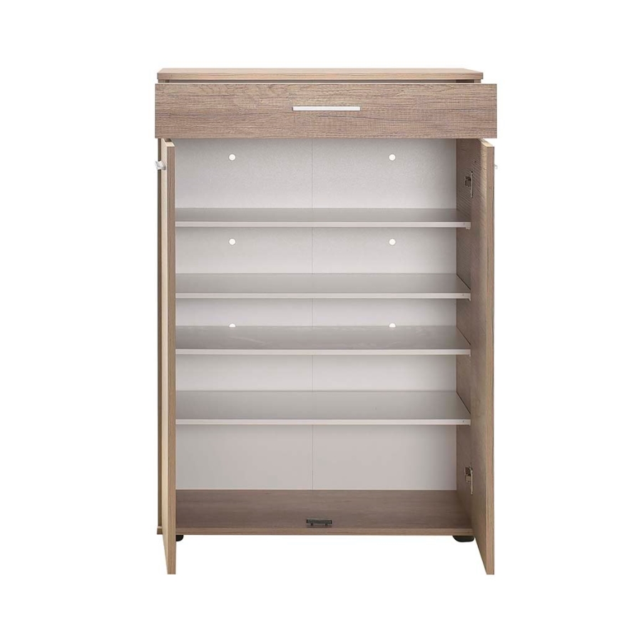 Schoenenkast 108x73 cm bruin