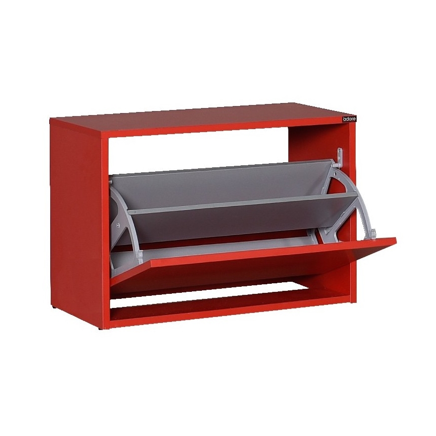 Schoenenkast 42x60 cm rood