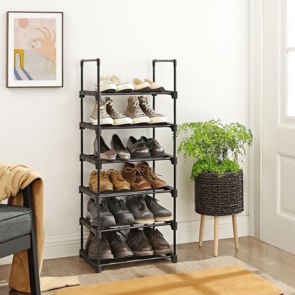 Schoenenkast ALVORO zwart