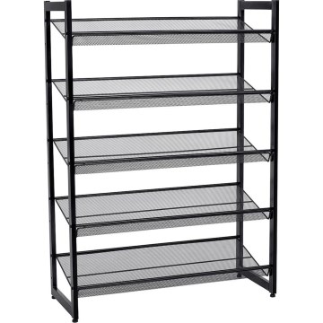 Schoenenkast ALVORO zwart