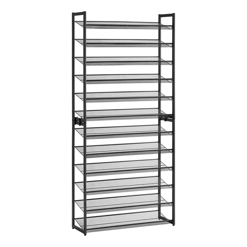 Schoenenkast ALVORO zwart