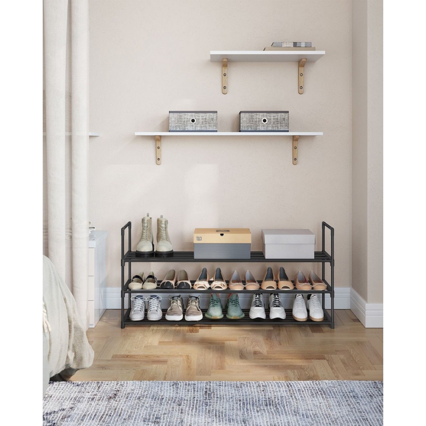 Schoenenkast ALVORO zwart