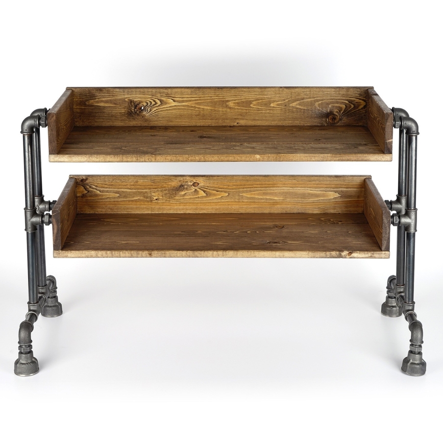 Schoenenkast BORU 50x90 cm zwart/spar