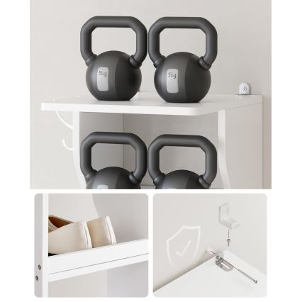 Schoenenkast BOTARO wit