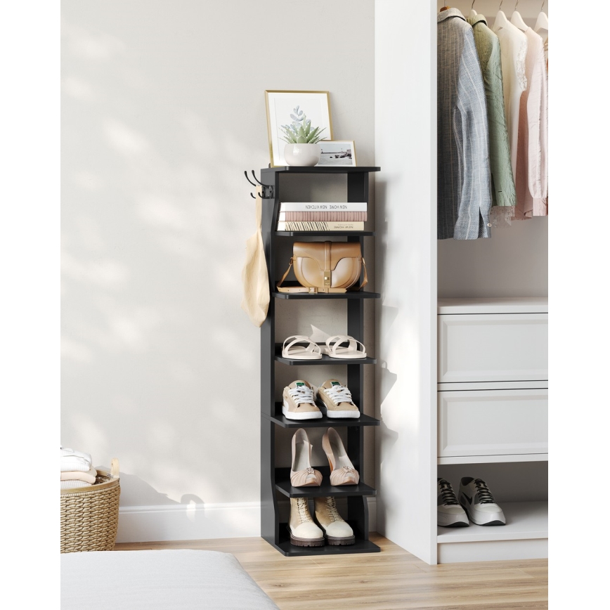 Schoenenkast BOTARO zwart