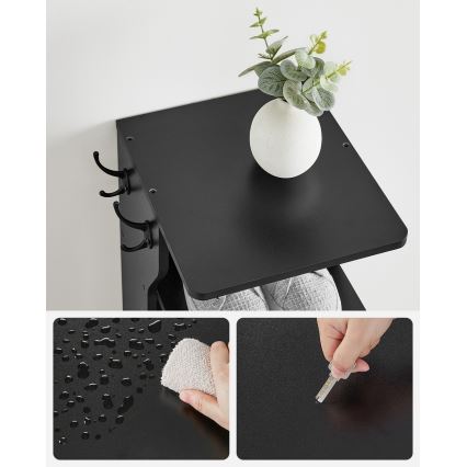 Schoenenkast BOTARO zwart