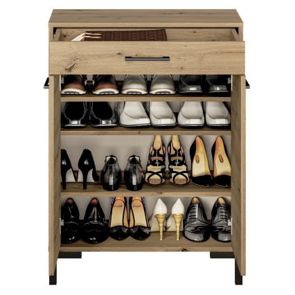 Schoenenkast CORICA 94x70 cm artisan eik