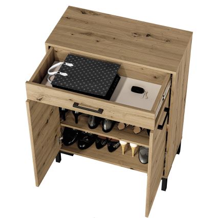 Schoenenkast CORICA 94x70 cm artisan eik