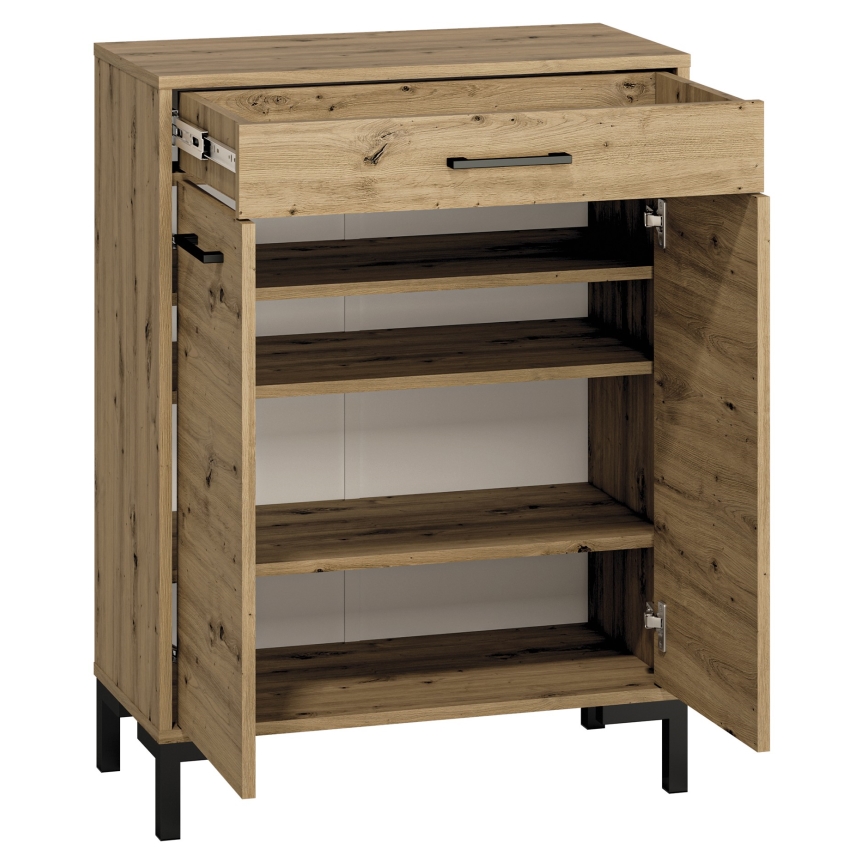 Schoenenkast CORICA 94x70 cm artisan eik