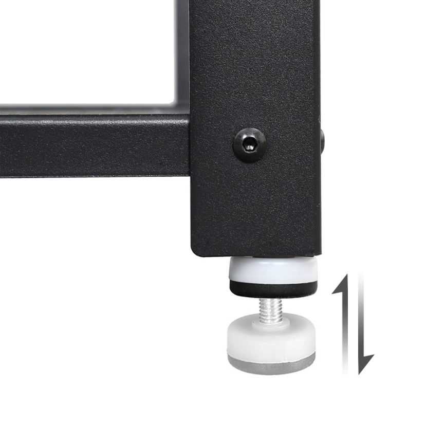 Schoenenkast DAVOR bruin/zwart