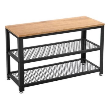 Schoenenkast DAVOR bruin/zwart