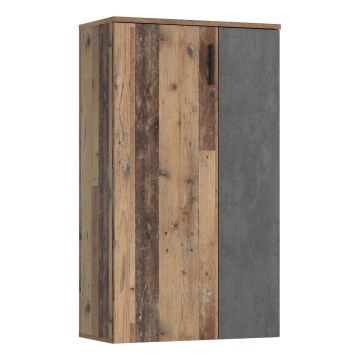 Schoenenkast ETON bruin/antraciet