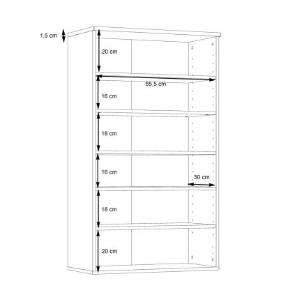 Schoenenkast ETON bruin/antraciet
