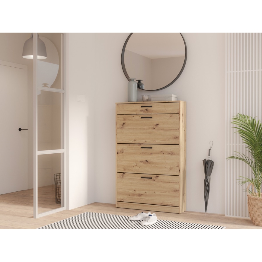 Schoenenkast KAVI artisan eik