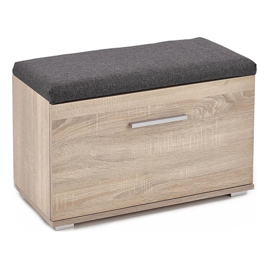 Schoenenkast LIMA 45x70 cm grijs/eiken sonoma