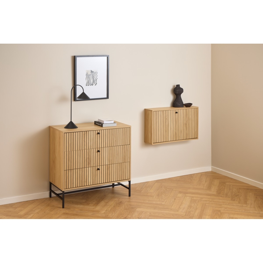 Schoenenkast OLIVIA 72x43x17 cm eiken