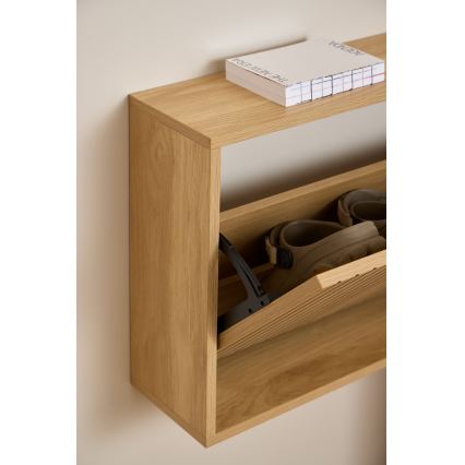 Schoenenkast OLIVIA 72x43x17 cm eiken