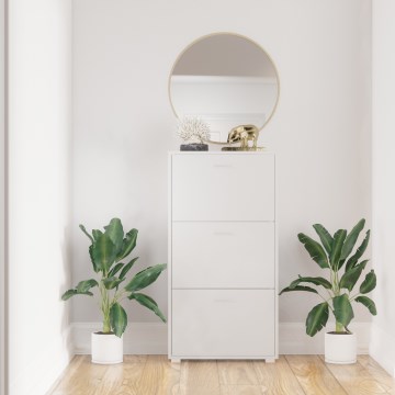 Schoenenkast PIGO 60x109x25 cm wit