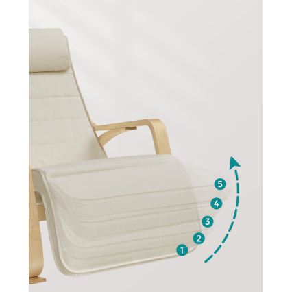 Schommelstoel RESTLY beige