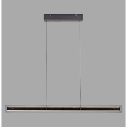 Schöner Wohnen 11316-18 - Dimbare LED-hanglamp aan kabel LENA LED/32W/230V 105 cm zwart