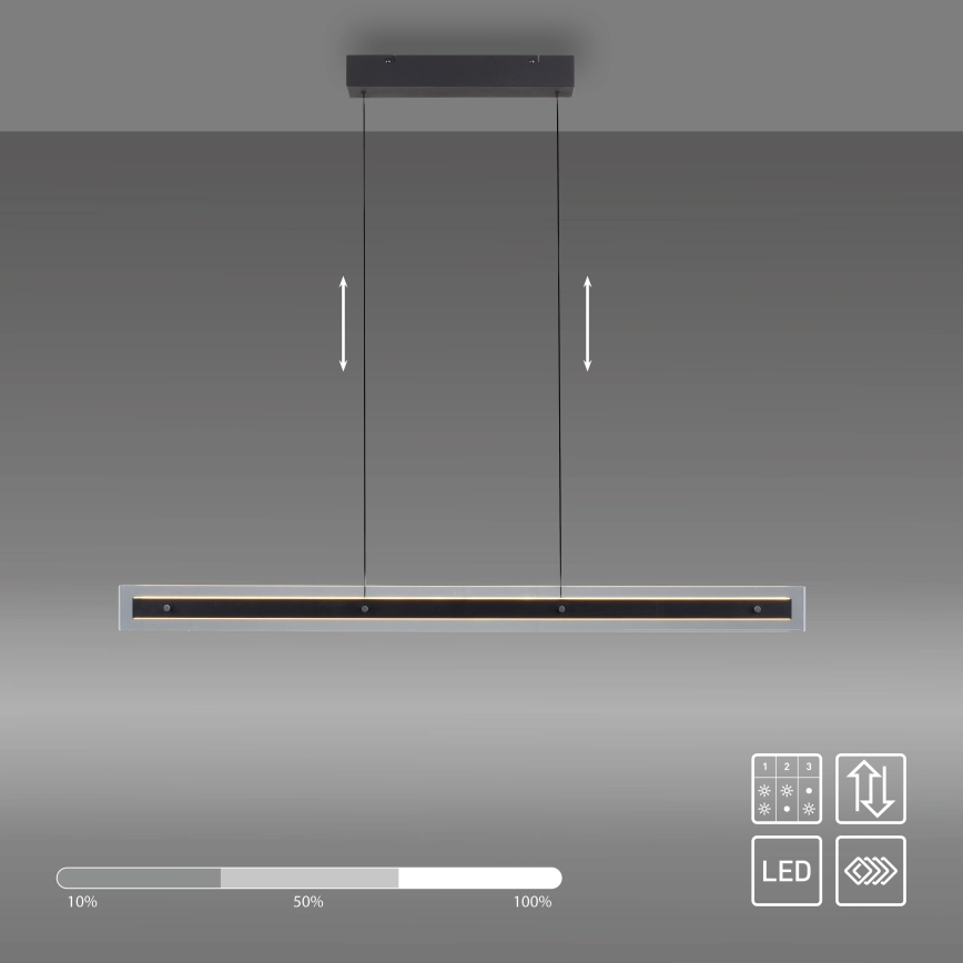 Schöner Wohnen 11316-18 - Suspension LED dimmable sur câble LENA LED/32W/230V noir