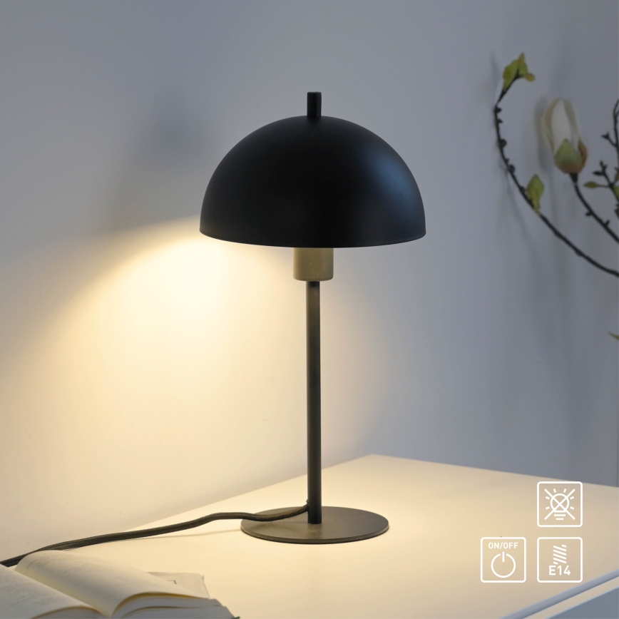Schöner Wohnen 11726-18 - Tafellamp ALI 1xE14/15W/230V zwart