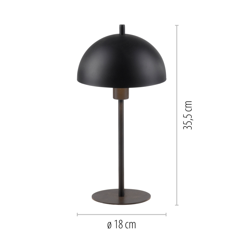 Schöner Wohnen 11726-18 - Tafellamp ALI 1xE14/15W/230V zwart