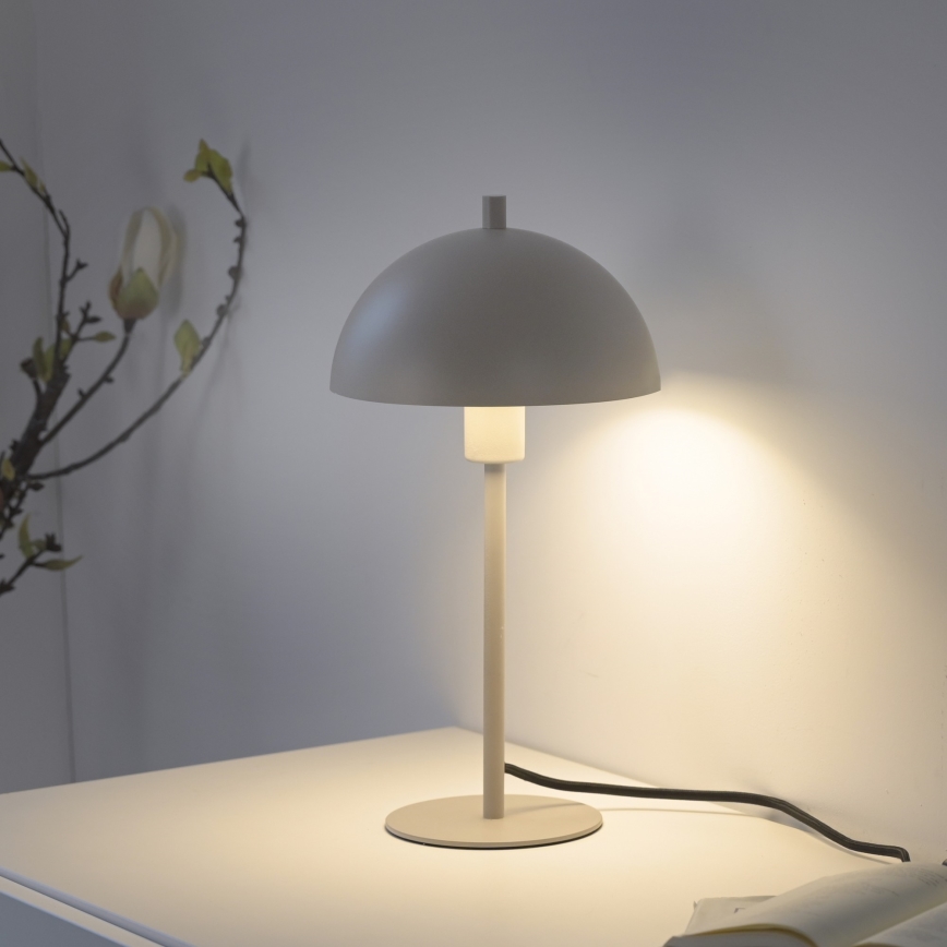 Schöner Wohnen 11726-39 - Lampe de table ALI 1xE14/15W/230V grise
